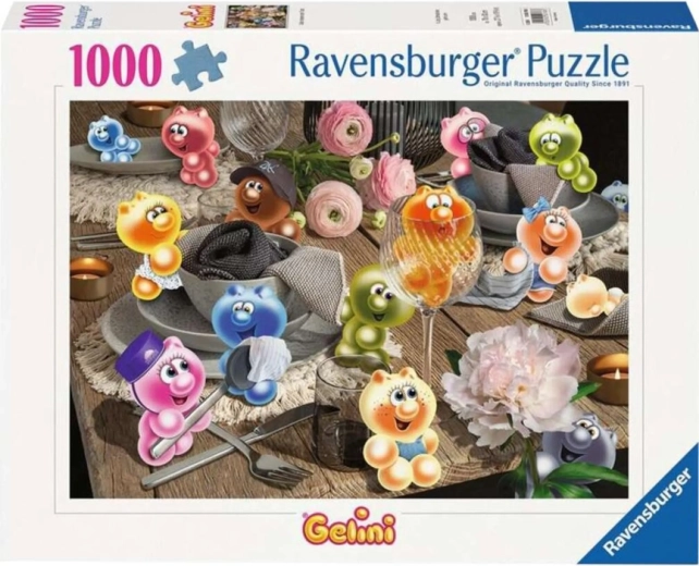 Rompecabezas Ravensburger Gelini: Poner la mesa, 1000 piezas