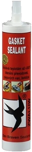 Sellador de silicona Gasket Sealant 280 ml, color ladrillo