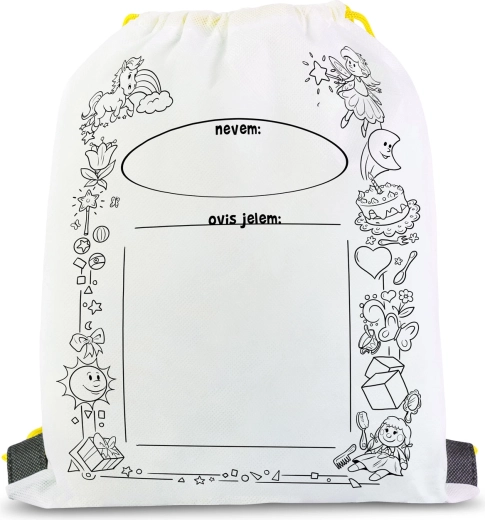 Bolsa para zapatillas para colorear con 4 rotuladores
