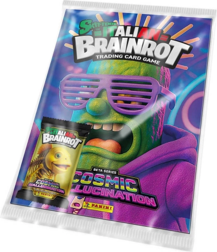 Panini Skifidol Italian Brainrot TCG Cosmic Hallucination set inicial – álbum y booster