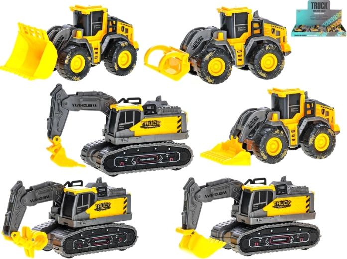 Vehículos de construcción de inercia 11,5 cm – amarillo