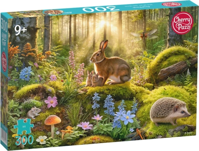 Puzzle Cherry Pazzi Conejitos en el bosque, 300 piezas