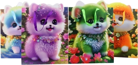 Bolsa de regalo con gatitos