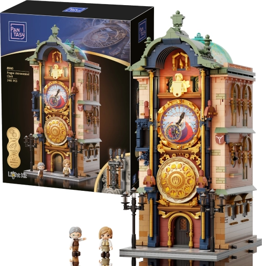 Pantasy Reloj Astronómico de Praga – set de construcción con iluminación LED