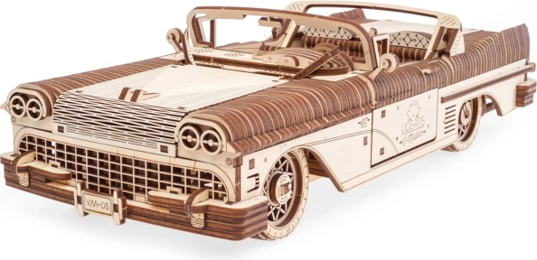 Ugears rompecabezas mecánico de madera – descapotable VM-05