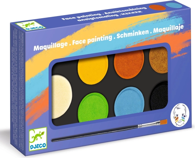 Pinturas faciales Djeco – tonos naturales