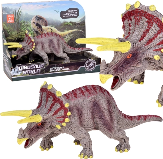 Figura de dinosaurio Triceratops para niños