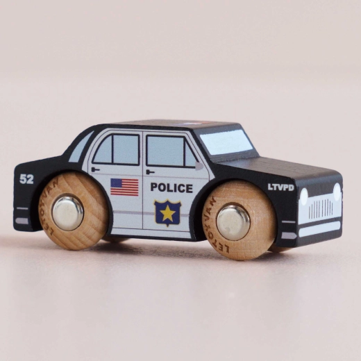 Cochecito de policía de madera Sam Le Toy Van