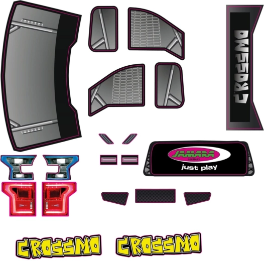 Hoja de pegatinas para monster truck Crossmo JAMARA