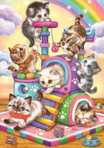 Puzzle Gatitos juguetones de Ravensburger, 35 piezas