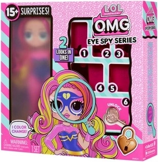 L.O.L. Surprise decodificador con hermana mayor OMG Superhero – muñeca interactiva