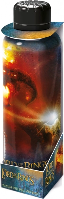 Botella de acero inoxidable con motivo de El Señor de los Anillos