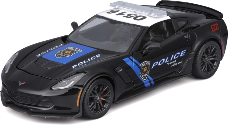 Maisto Design Authority modelo policial 2015 Corvette Z06 1:24 - 1 pieza
