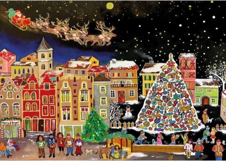 Puzzle Tiempo navideño 1000 piezas MAGNOLIA