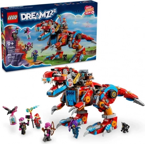 LEGO® DREAMZzz™ 71484 Cooper y su dinosaurio robótico C-rex