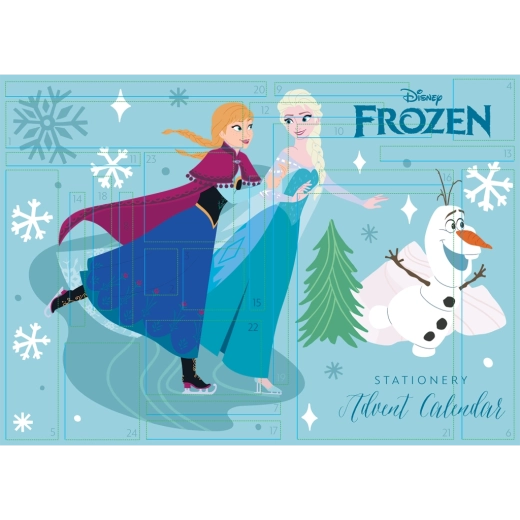 Calendario de Adviento FROZEN – sorpresas de papelería