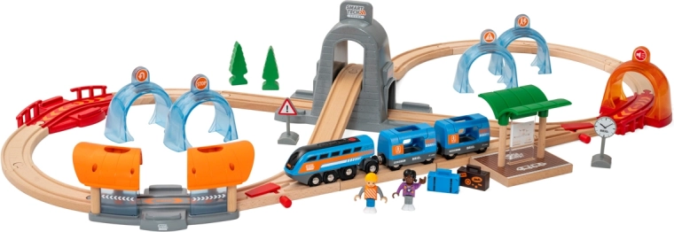 Brio Smart Tech Sound vía ferroviaria deluxe con túneles