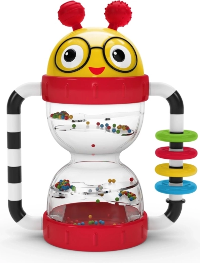 Sonajero Baby Einstein Cal’s Sensory Shake‑Up para bebés 3m+