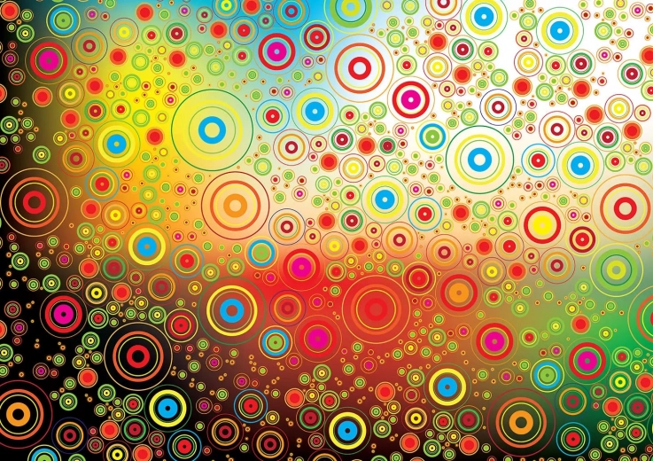 Puzzle de flores abstractas 1000 piezas