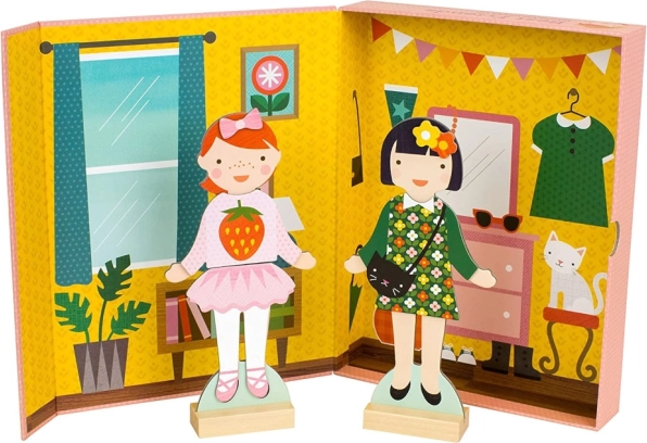 Puzzle magnético Petit Collage - mejores amigas