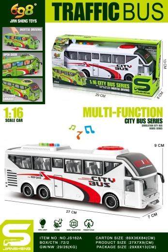 Autobús blanco 1:16