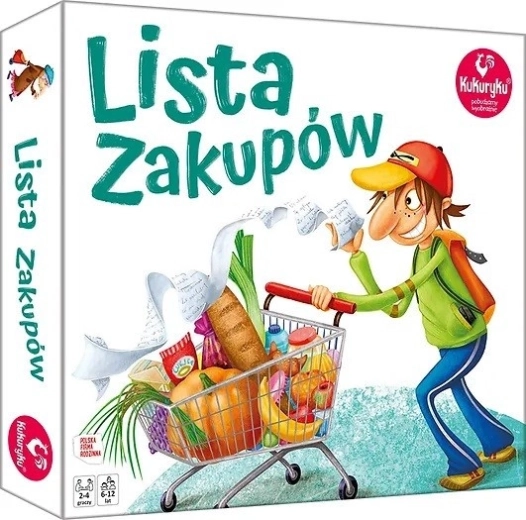 Juego de mesa educativo Lista zakupów – KUKURYKU