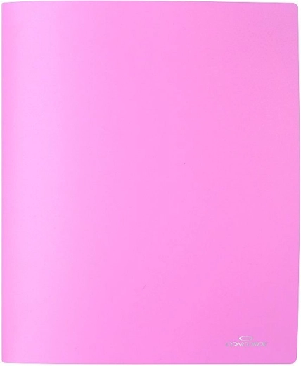 Archivador A4 de 4 anillas rosa pastel CONCORDE