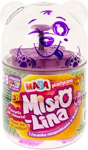 Plastilina ligera y flotante Misiolina – morada 60 g