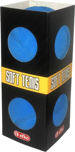 EFKO pelotas de espuma para soft tenis azules 6,5 cm - 2 unidades