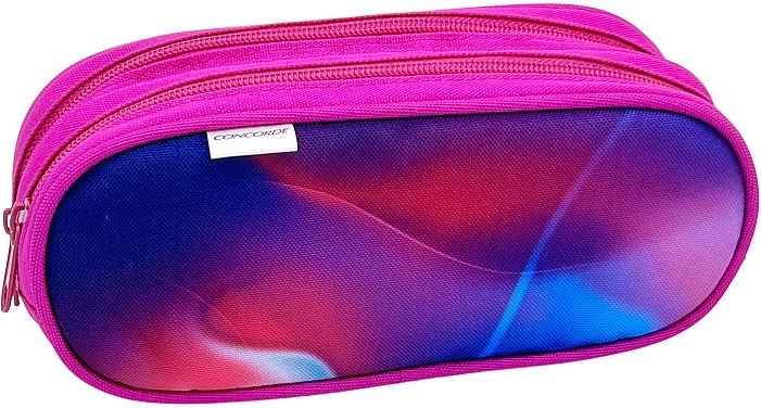 Estuche CONCORDE Arcoíris con dos cremalleras