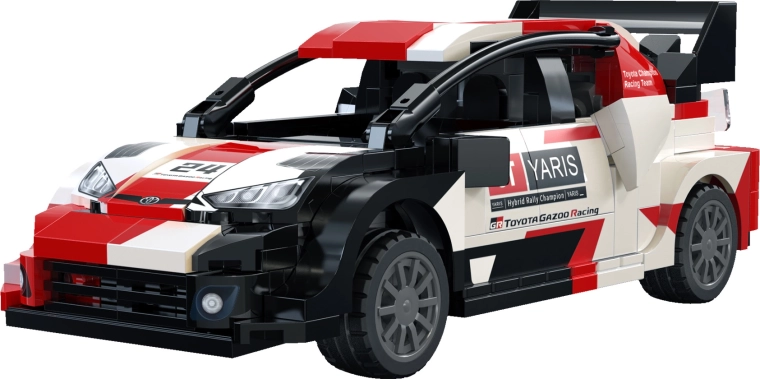 Diseño de rally auténtico a escala 1:24