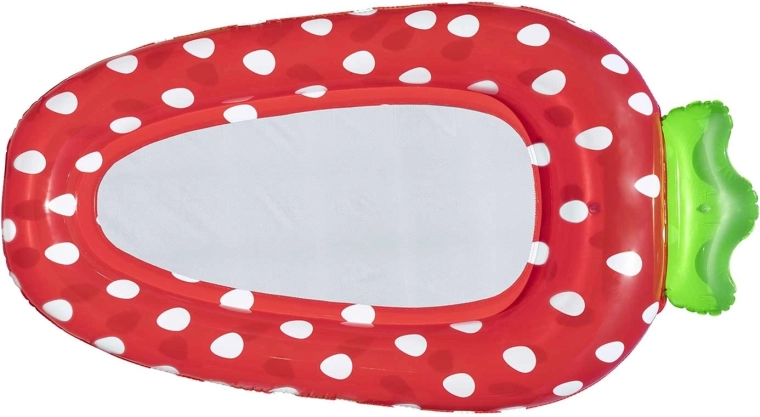 Colchoneta hinchable para el agua con forma de fresa BESTWAY
