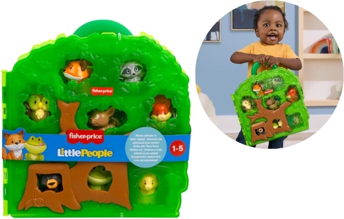 Fisher-Price Animales del bosque en el árbol