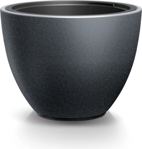Maceta con inserto HEOS Eco Wood 56,9 cm antracita