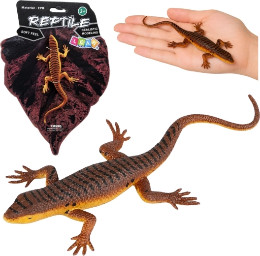 Figura realista de goma de lagarto vivíparo 12,5 cm