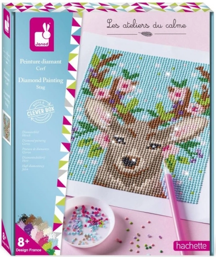 Pintura con diamantes – ciervo