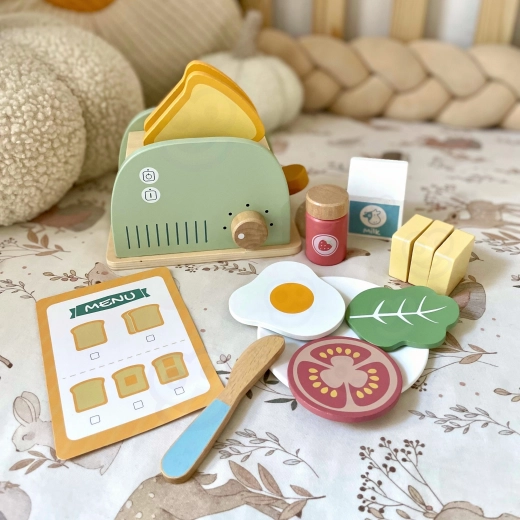 Accesorios abundantes para desayunos creativos