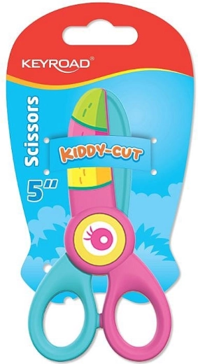 Tijeras infantiles de seguridad KEYROAD Flamingo 12,5 cm