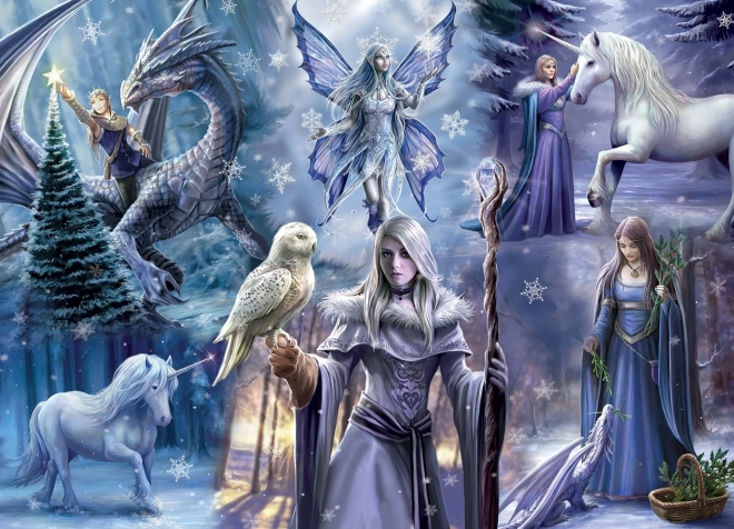 Puzzle Fantasía invernal 1000 piezas