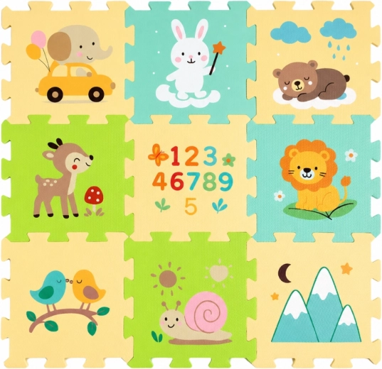 Petite&Mars puzles de suelo de espuma Nexli forest friends (9 piezas)