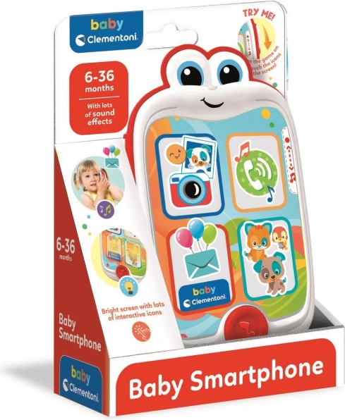 CLEMENTONI BABY smartphone interactivo para niños con sonidos