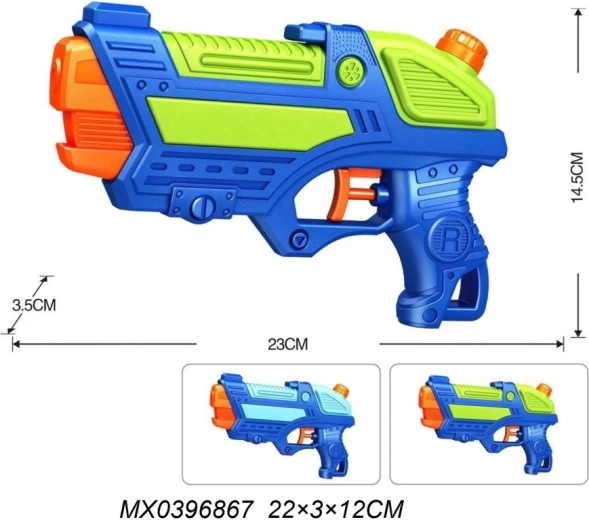 Pistola de agua de 23 cm
