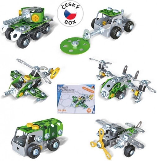 Pequeño mecánico – técnica militar, kit de construcción metálico