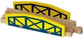 Vías de tren Babu puente de madera 15 cm