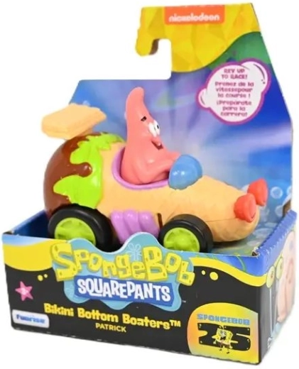Vehículo de Bob Esponja con figura de Patricio