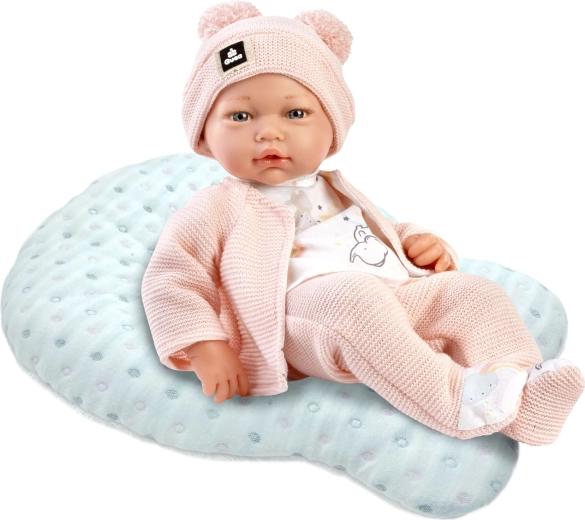 Muñeca bebé realista Guca New Born con cuerpo de tela suave de 36 cm