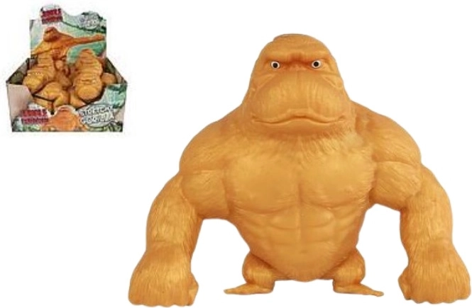 Figura súper estirable de gorila dorada – 6 uds. en caja