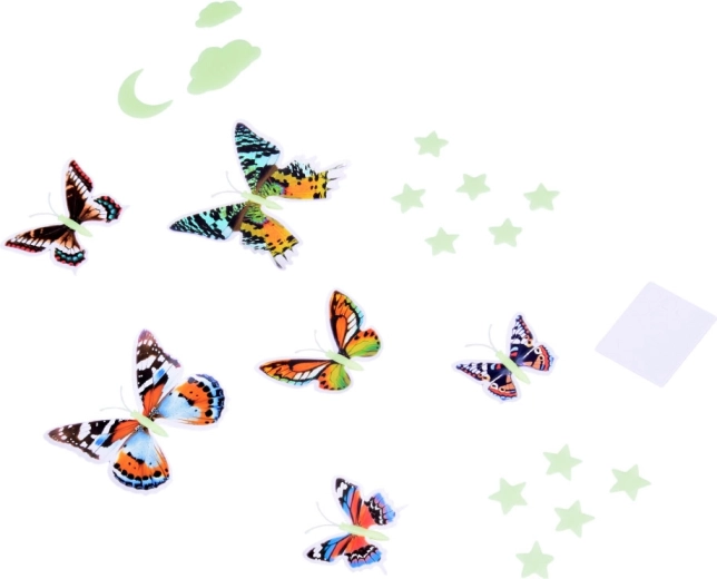 Mariposas 3D de colores para un interior lleno de vida
