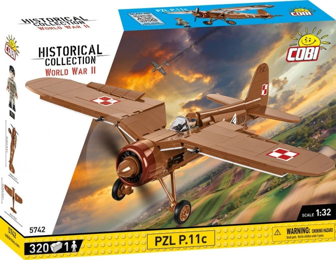 Maqueta del avión PZL P.11c 1:32 – colección histórica