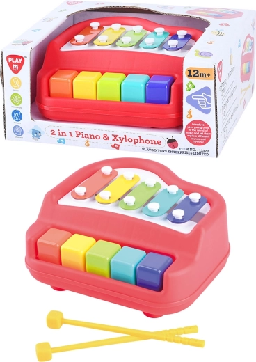 Piano y xilófono Playgo 2 en 1